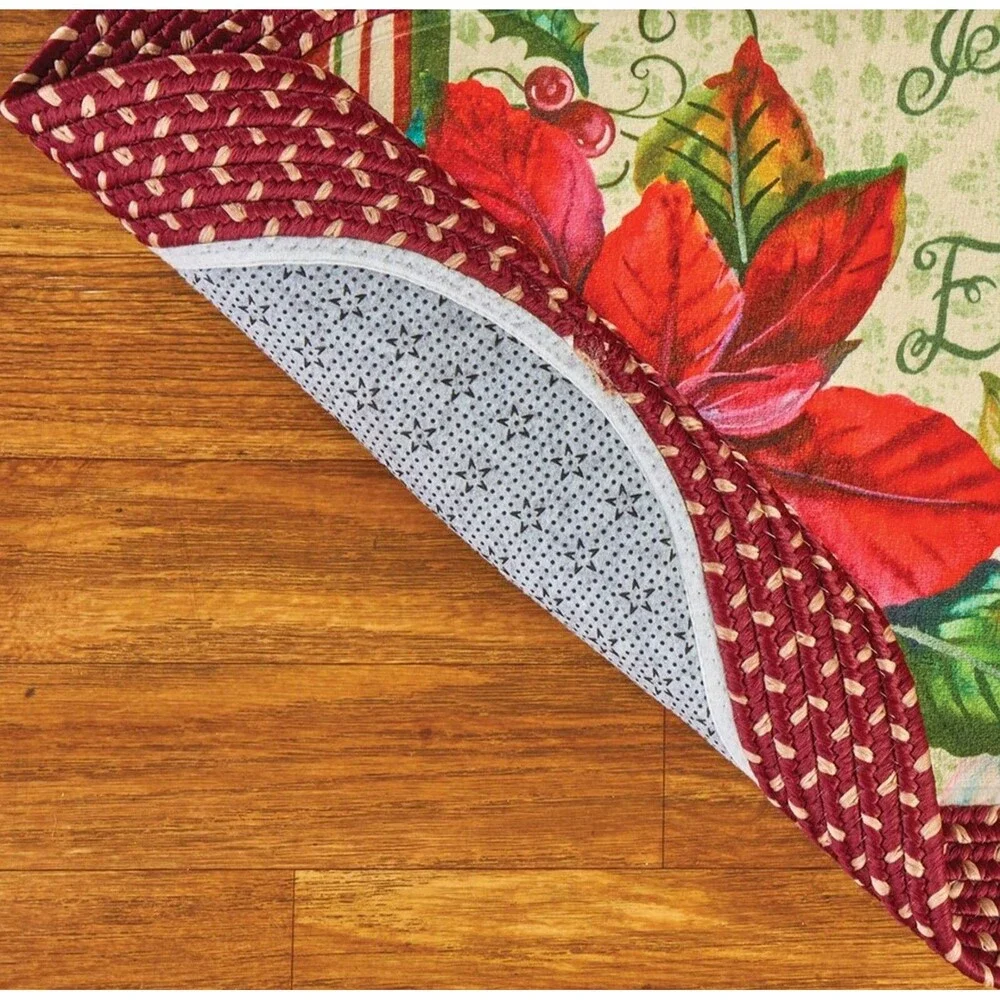 Oval Braided Kitchen Accent Rug (20
